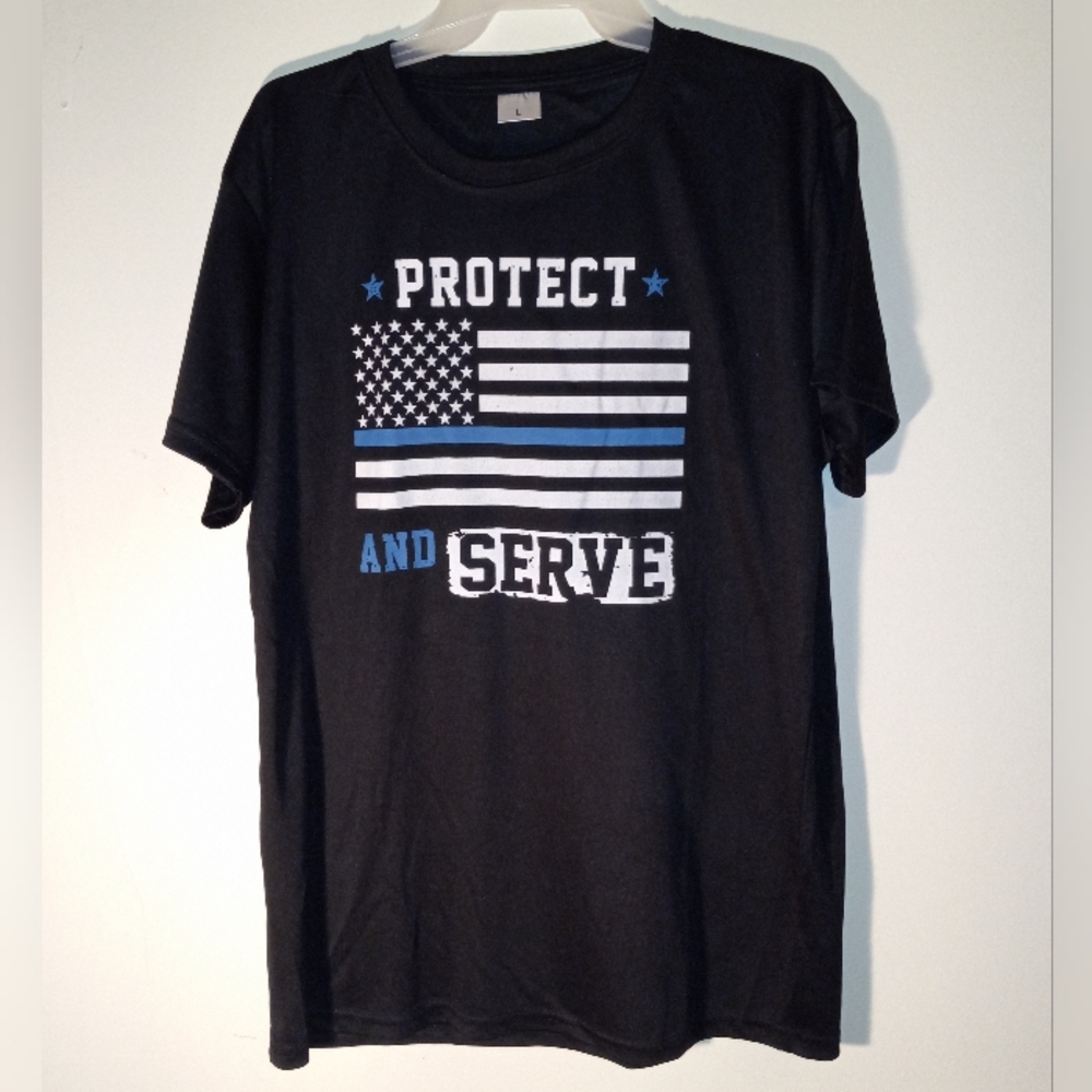 Protect & Serve Black Tshirt
